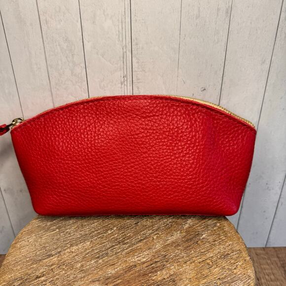 Portland Leather SUGAR Eclipse Makeup Bag FAST SHIP Leather Bag NEW - Picture 2 of 5